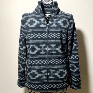 Sonoma Life + Style Fleece Zip Up Jacket